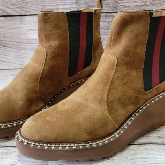 Cecelia New York Gemma Suede Boots / Bootie Womens sz 6.5 - Brand New - Picture 1 of 14